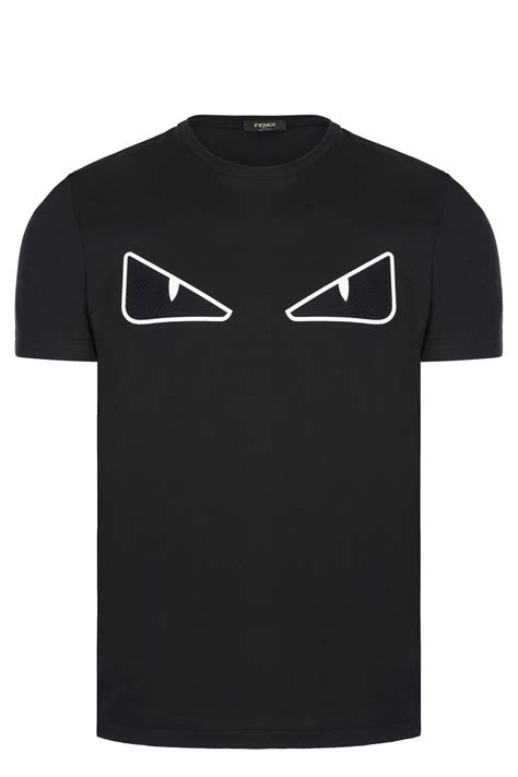 fendi bug eyes t shirt white